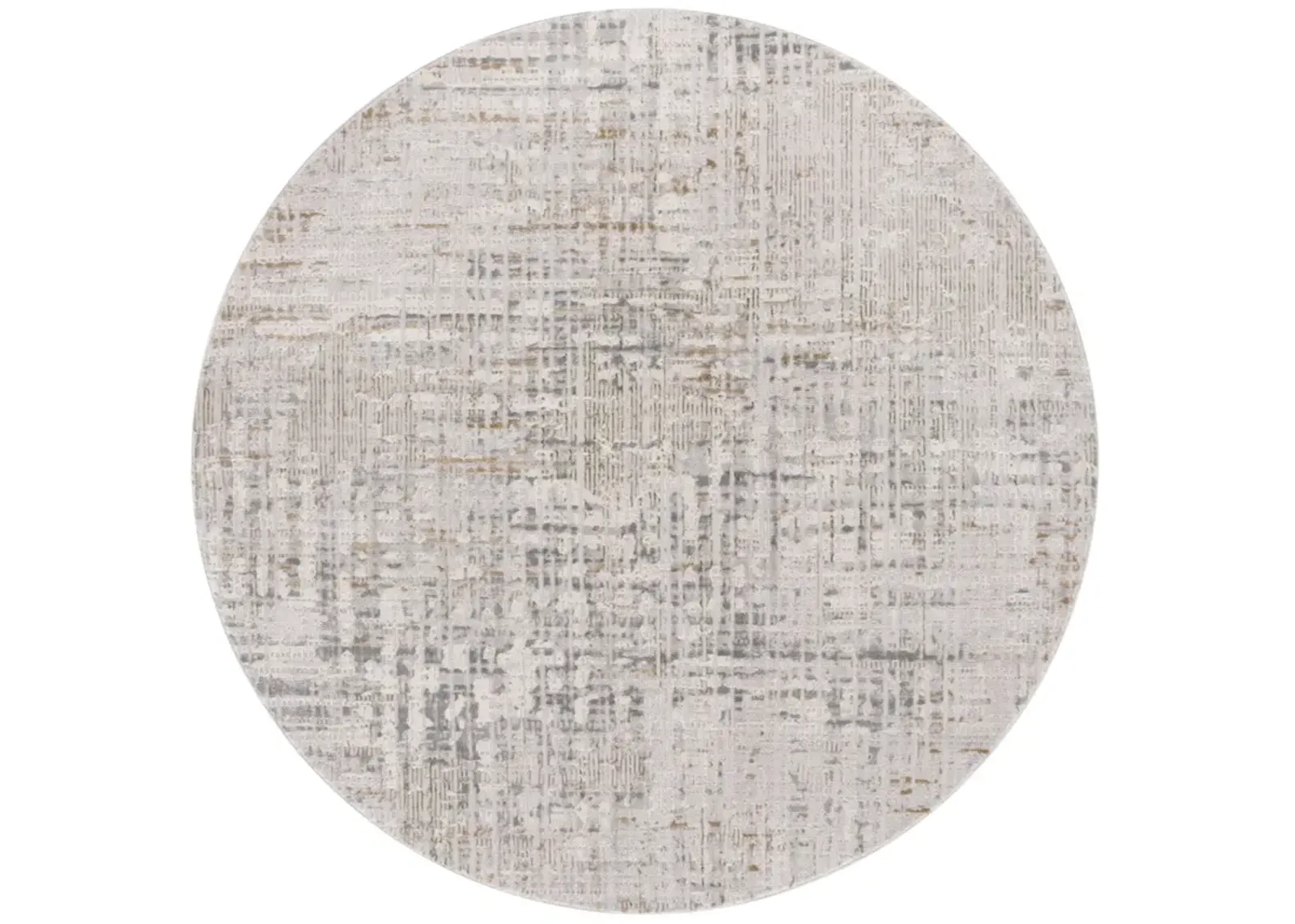 PRESTIGE 124 IVORY  6'-7' x 6'-7' Round Round Rug