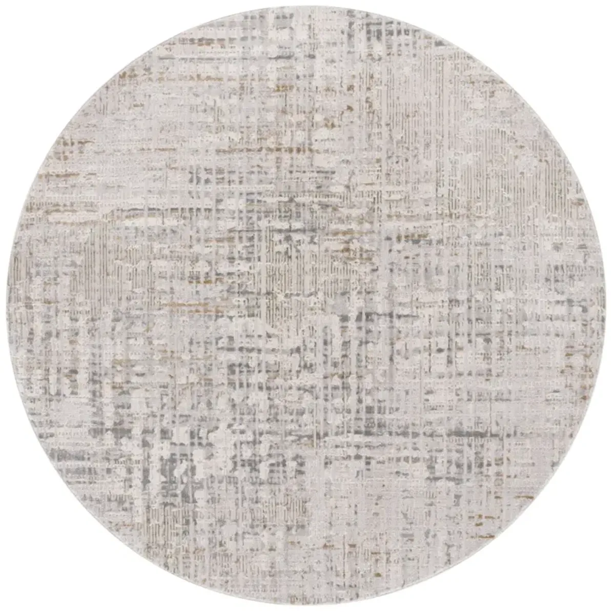 PRESTIGE 124 IVORY  6'-7' x 6'-7' Round Round Rug