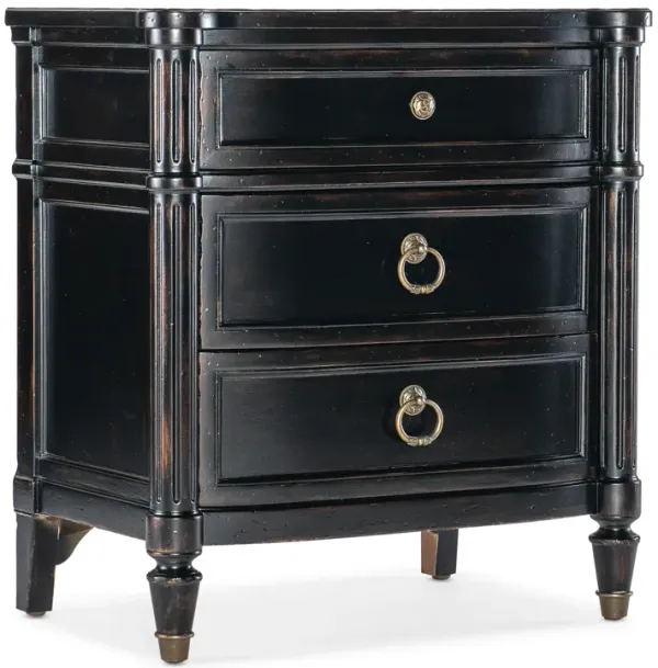 Charleston Three-Drawer Nightstand