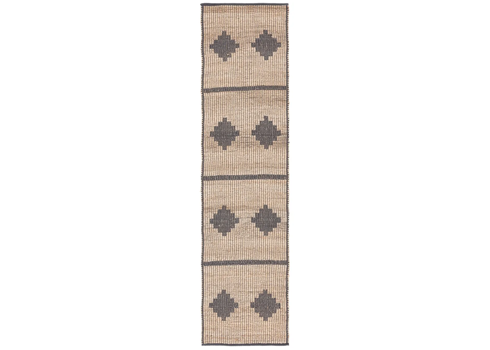 NATURAL FIBER 878 NATURAL  2'-3' x 9' Runner Rug