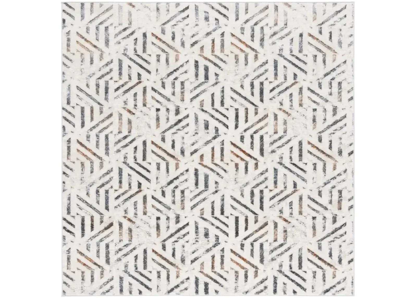 ALENIA 108 IVORY  6'-7' X 6'-7' Square Square Rug