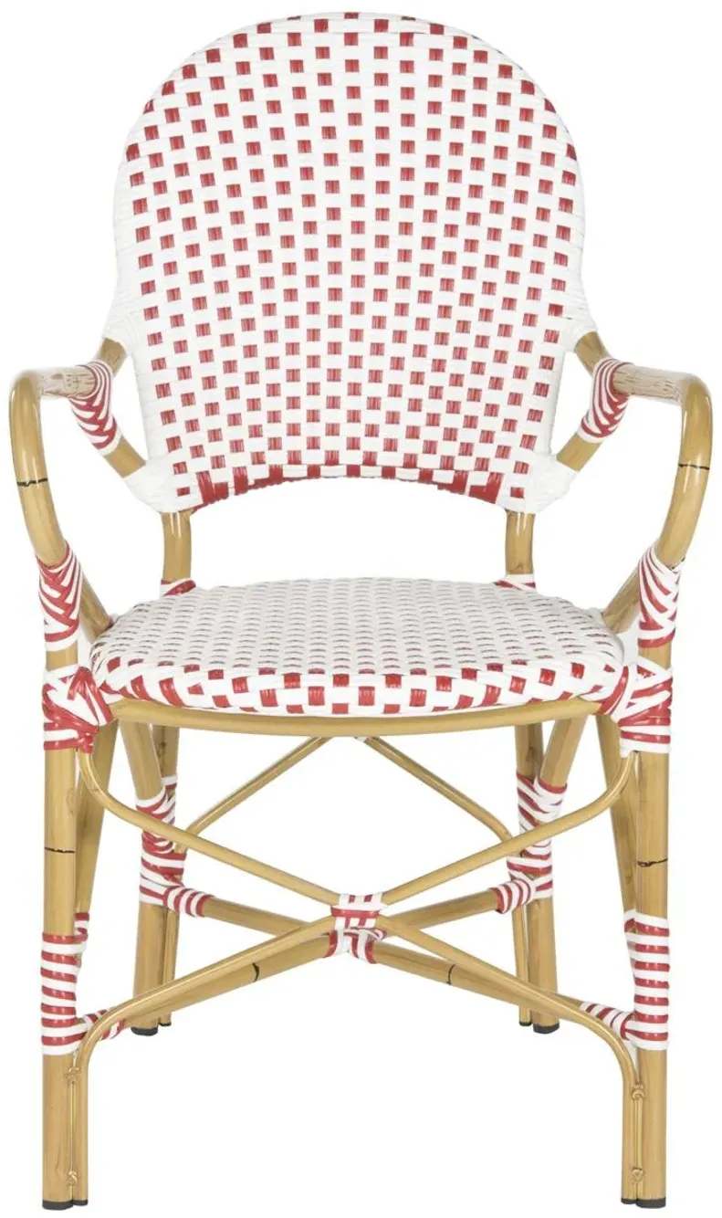 HOOPER INDOOR-OUTDOOR STACKING ARMCHAIR  - Set of 2