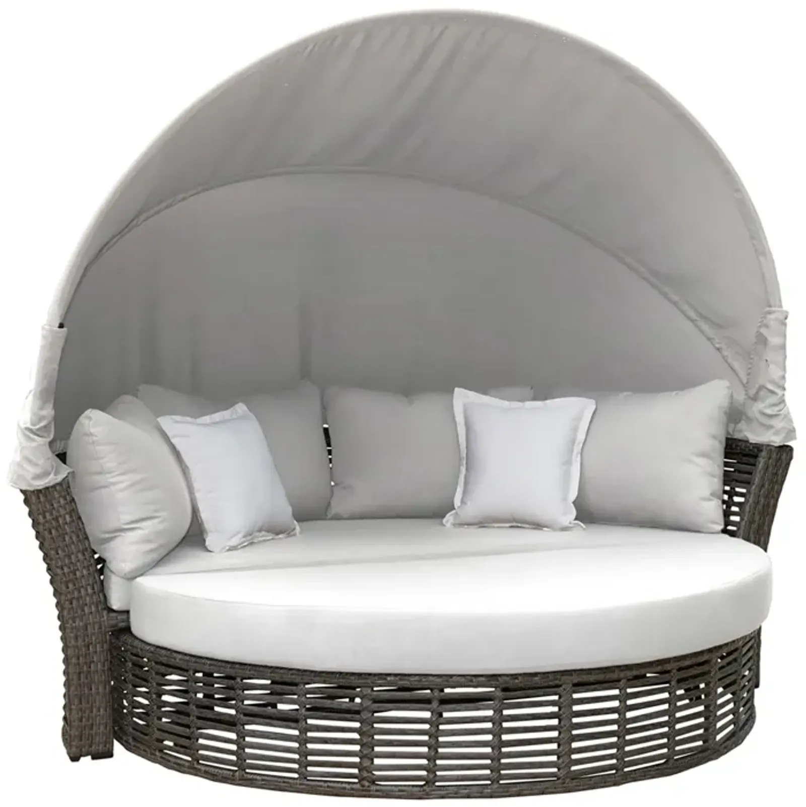 Panama Jack Graphite Canopy Daybed with Cushions