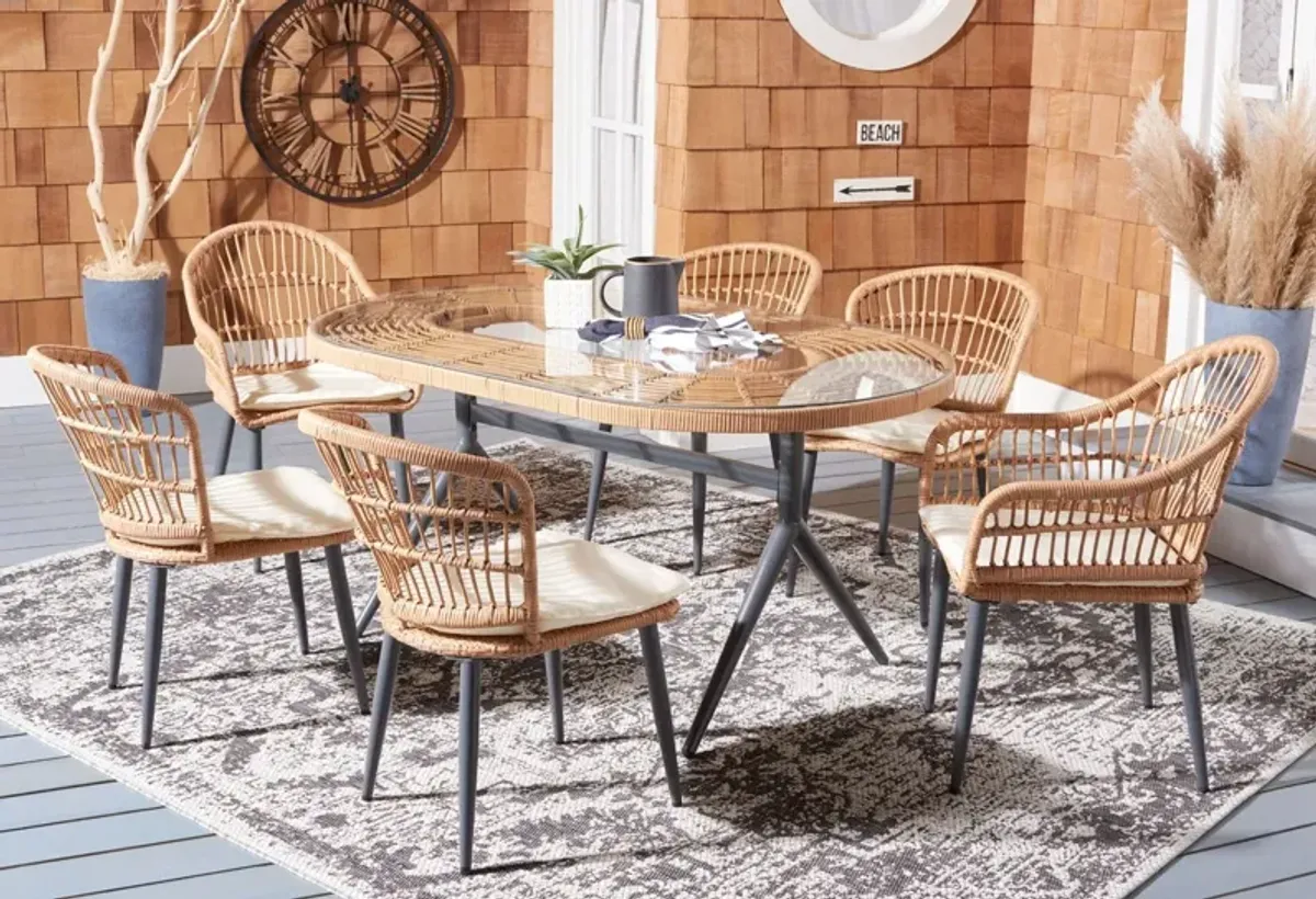 GENSER 7 PIECE DINING SET