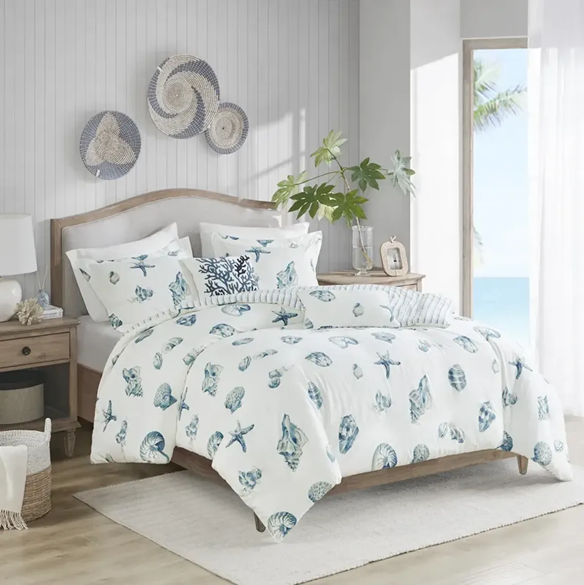 Harbor House Beach House Blue 3 Piece Duvet Cover Set