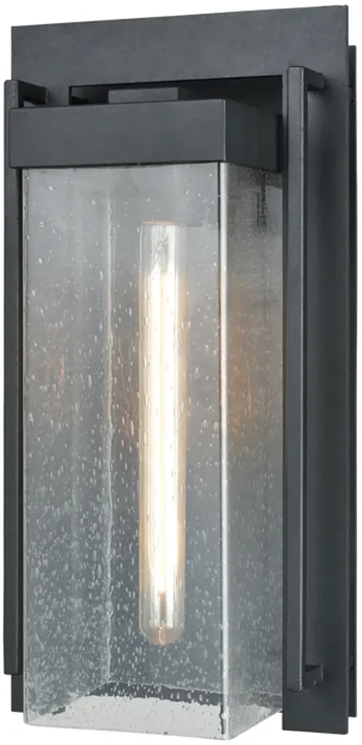 Overton 17" High 1-Light Outdoor Sconce - Matte Black