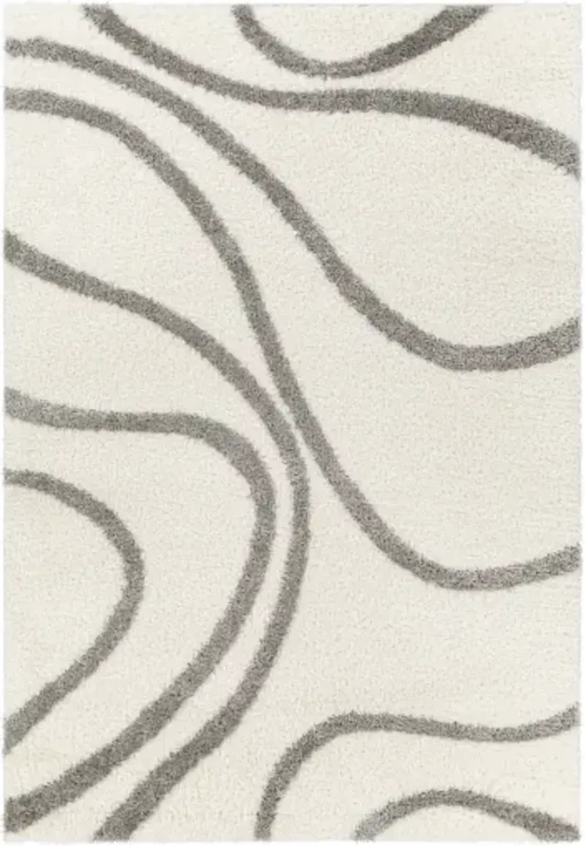Cloudy Shag CDG-2300 6'7" x 9' Machine Woven Rug