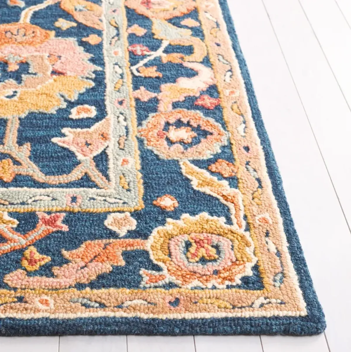 METRO 328 NAVY  5' x 8' Medium Rectangle Rug