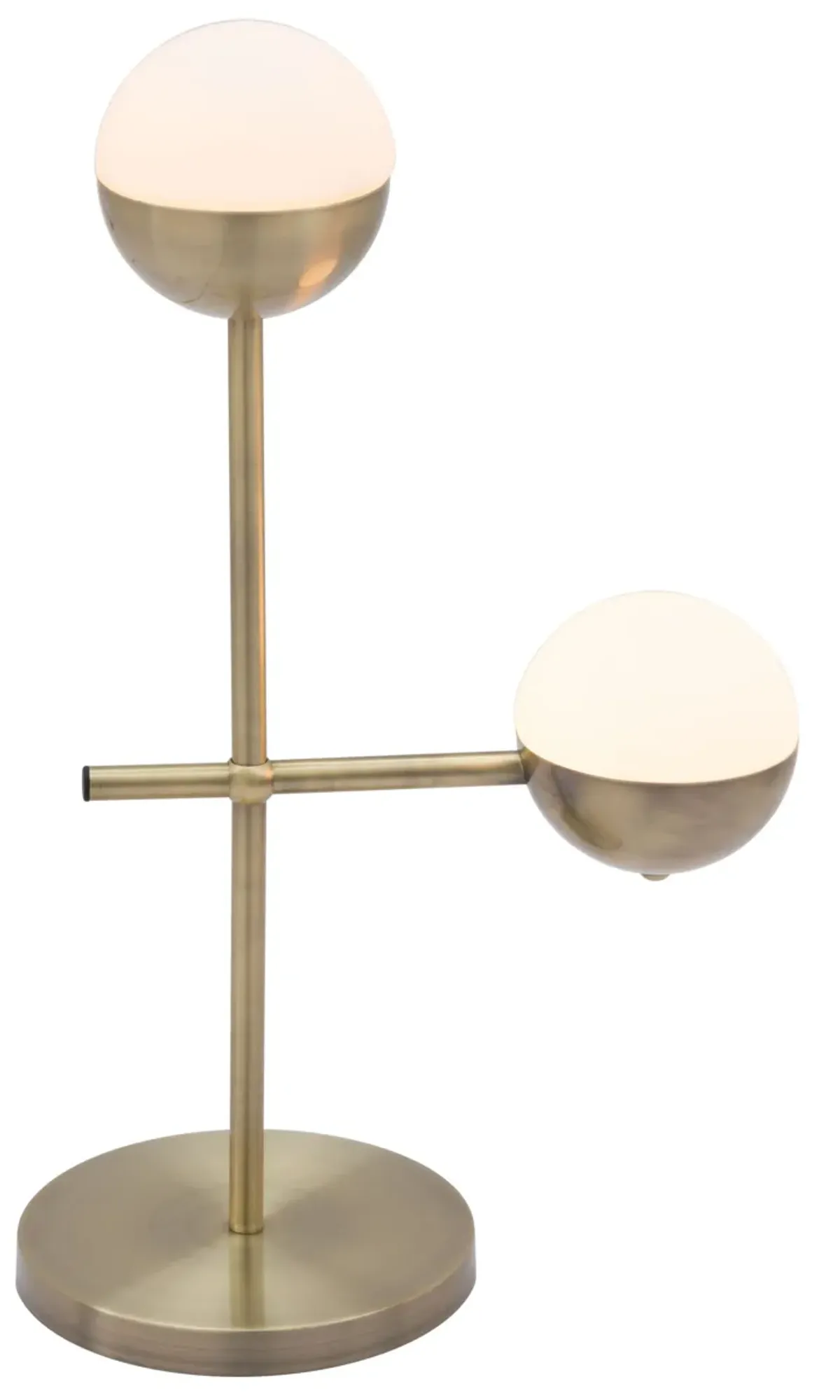 Waterloo Table Lamp White & Bronze