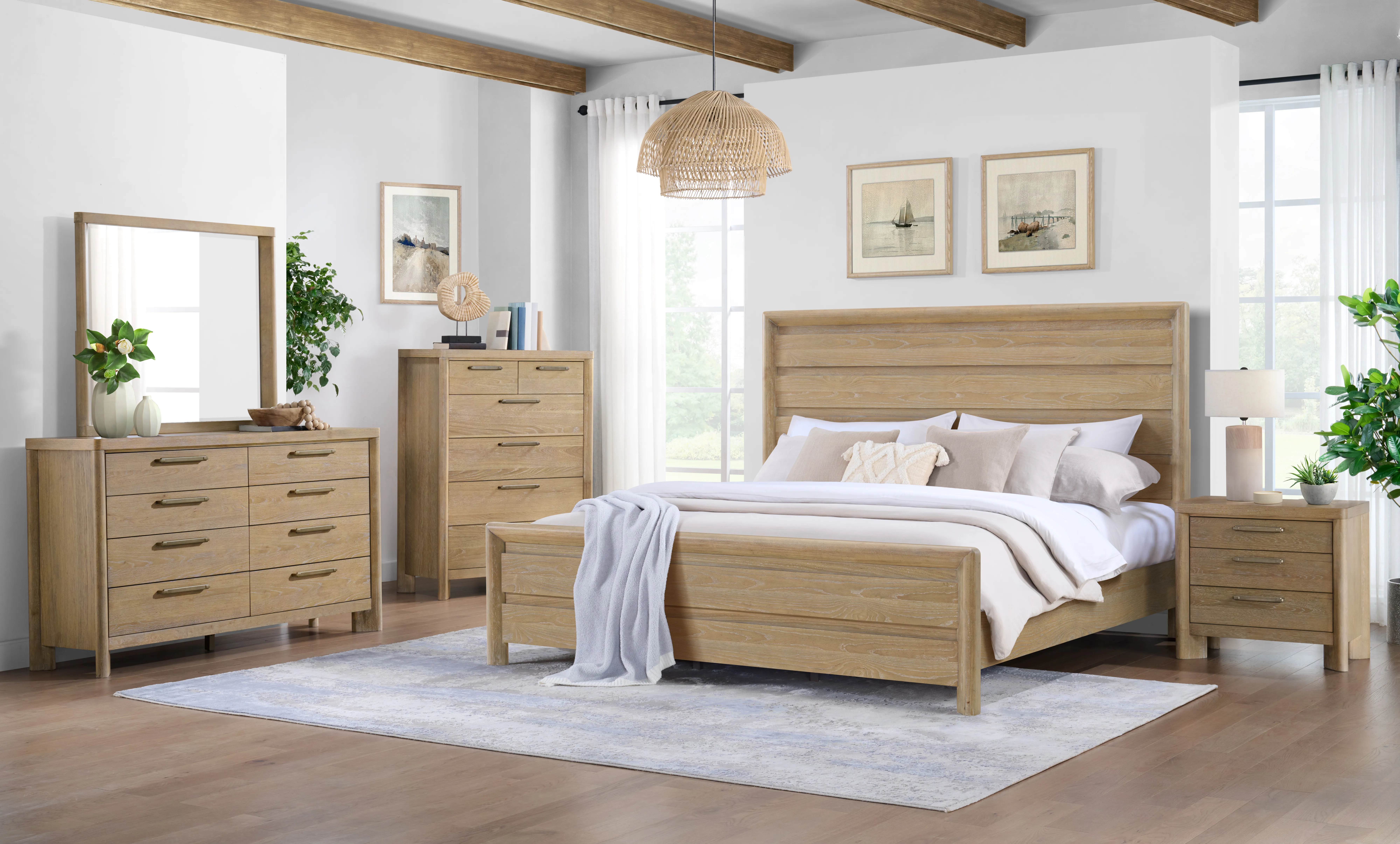 Pacific Grove King Panel Bed