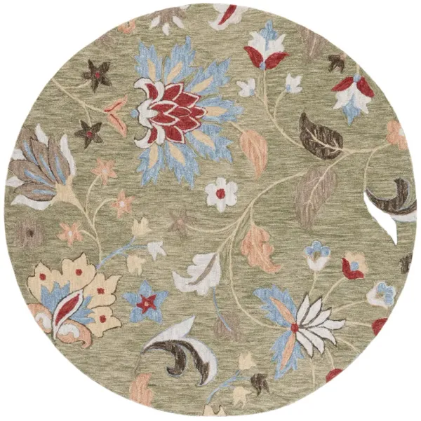 JARDIN Hand Tufted 6' x 6' Round area rug