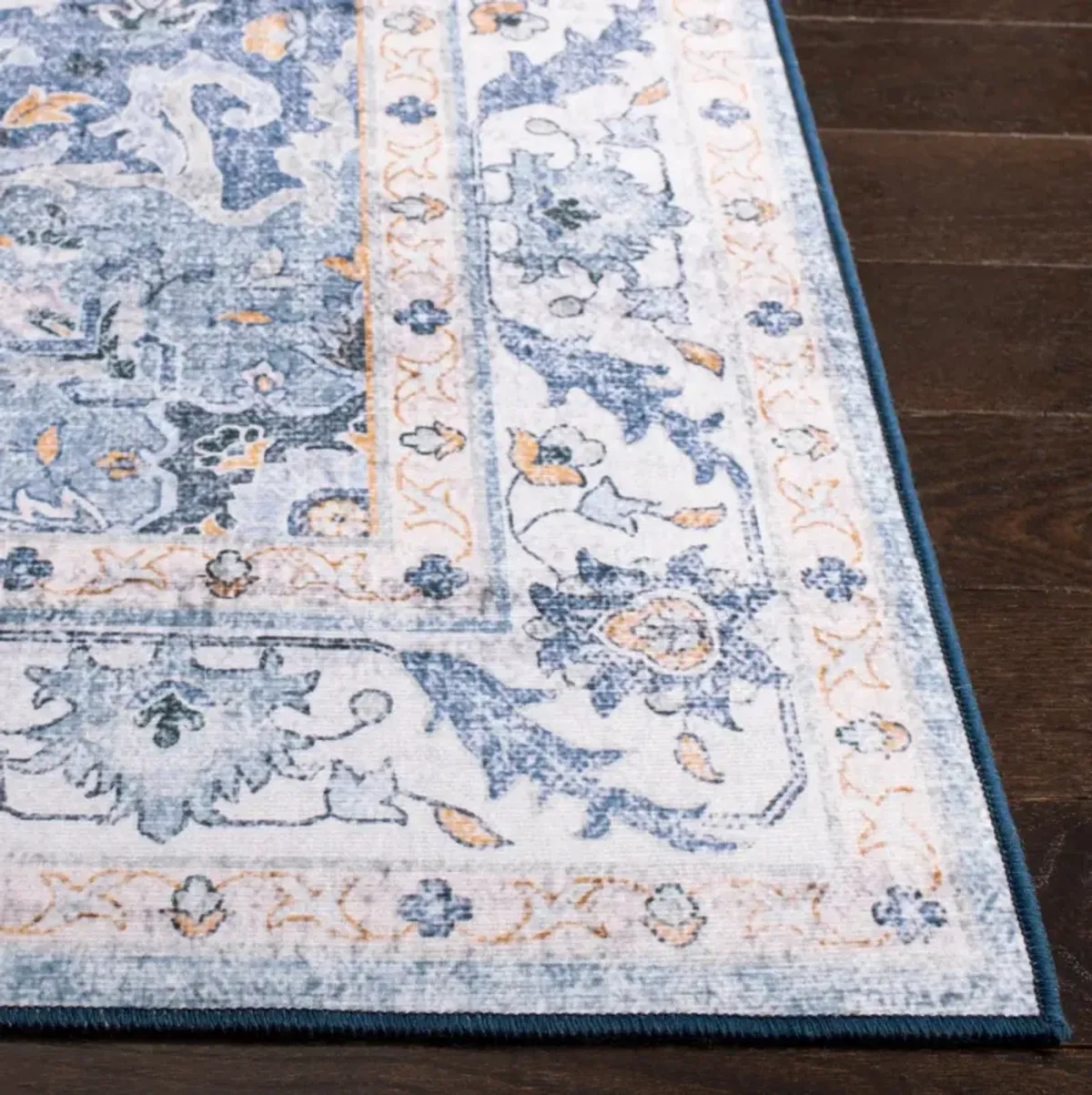 TUCSON 118 M/W S/R LIGHT BLUE  2'-6' x 12' Runner Rug