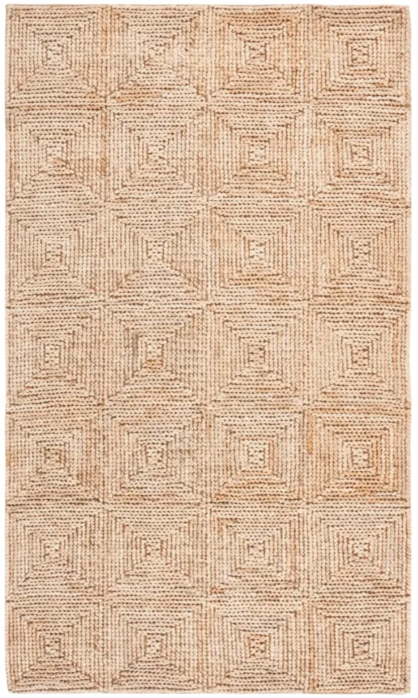NATURAL FIBER 517 NATURAL 3' x 5' Small Rectangle Rug