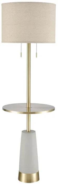 Below the Surface 63" High 2-Light Floor Lamp - Polished Concrete