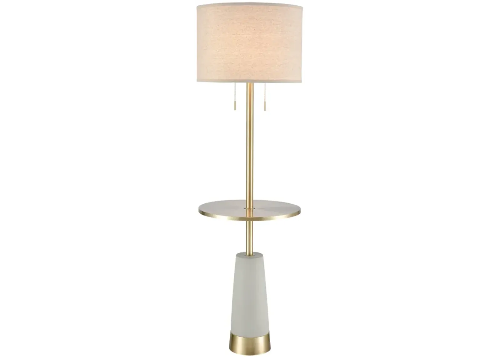 Below the Surface 63" High 2-Light Floor Lamp - Polished Concrete