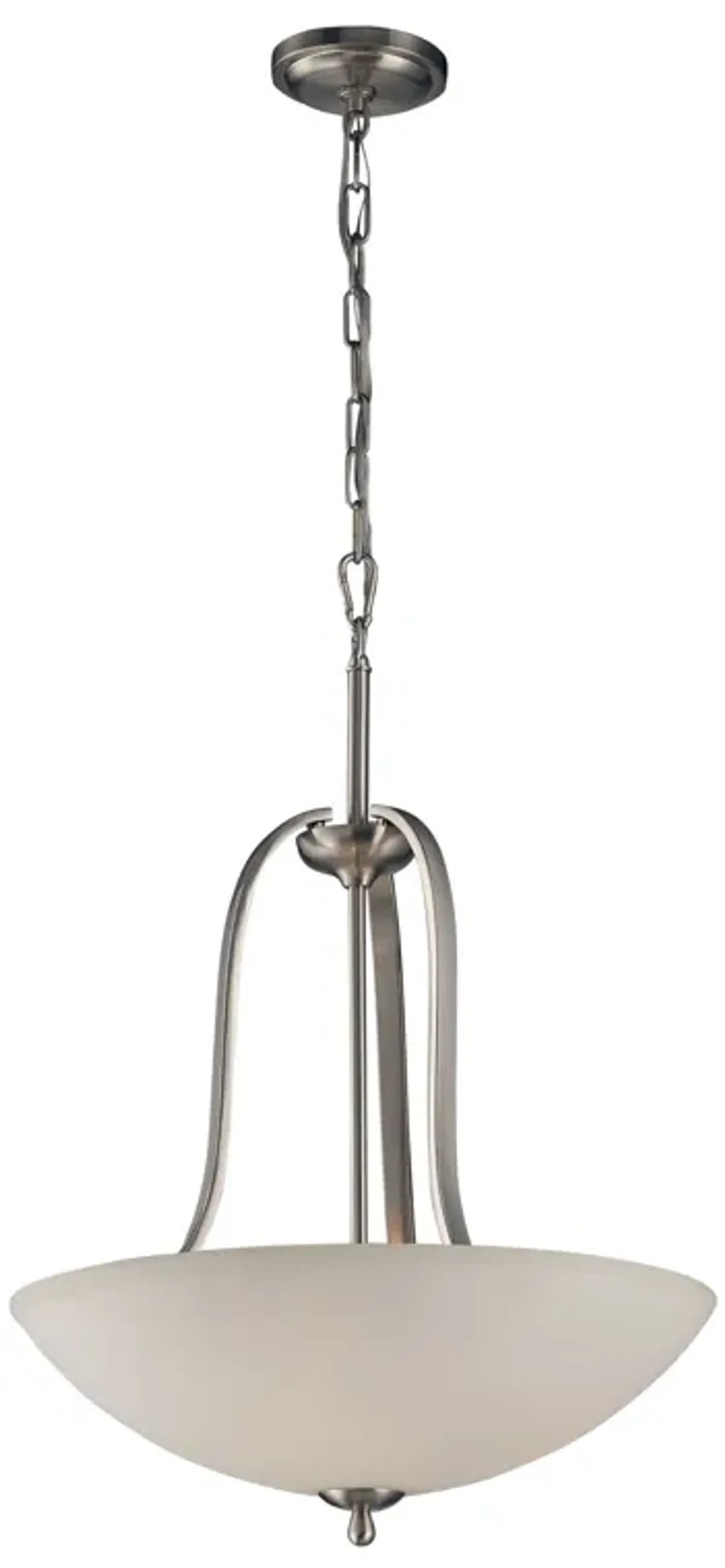 Mayfield 19'' Wide 3-Light Pendant - Brushed Nickel