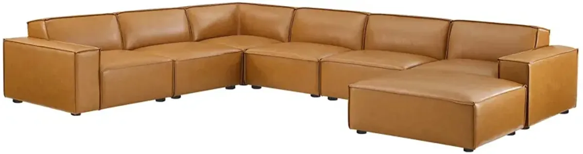 Restore 7-Piece Vegan Leather Sectional Sofa