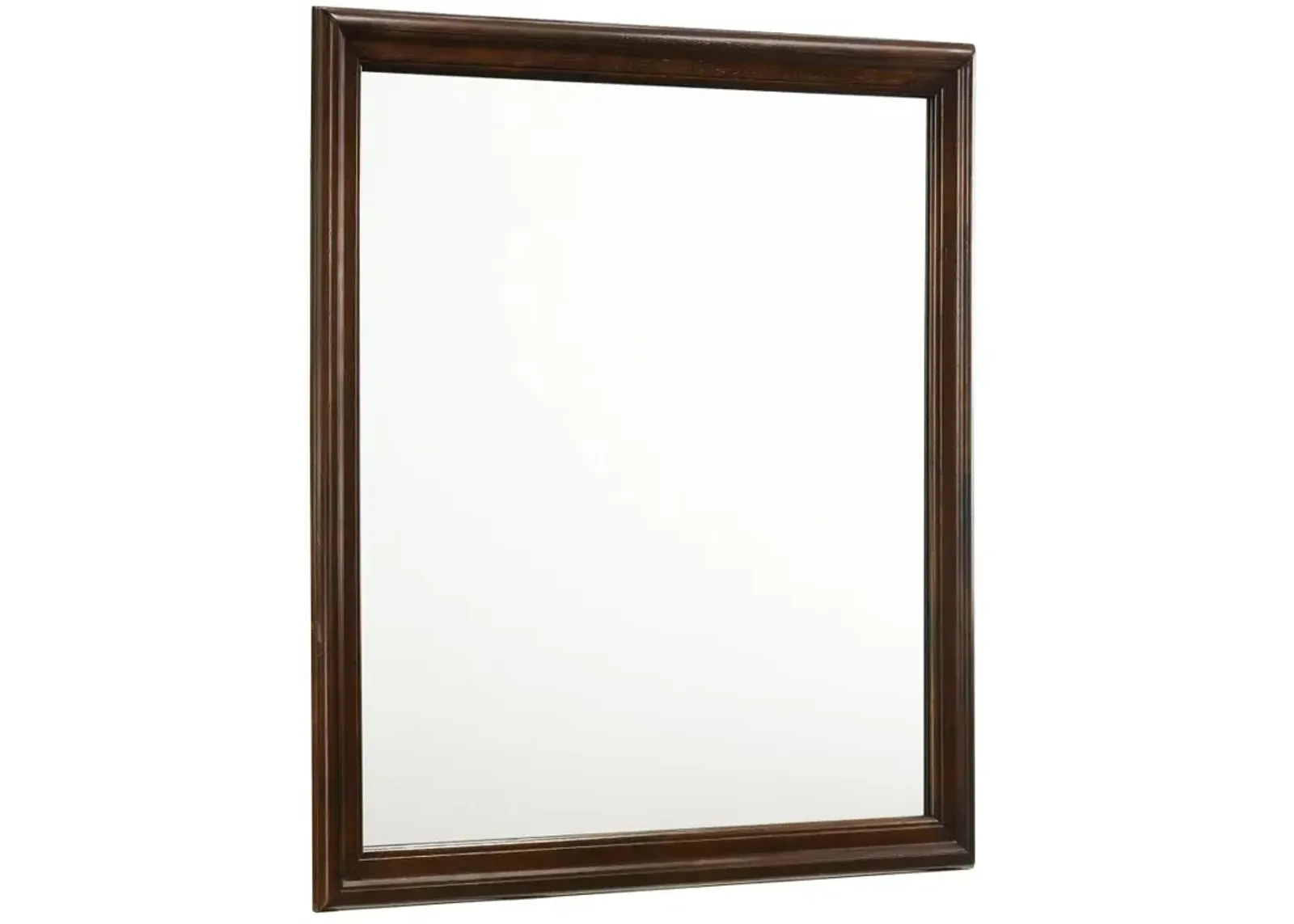 Louis Philippe Square Dresser Mirror Cappuccino