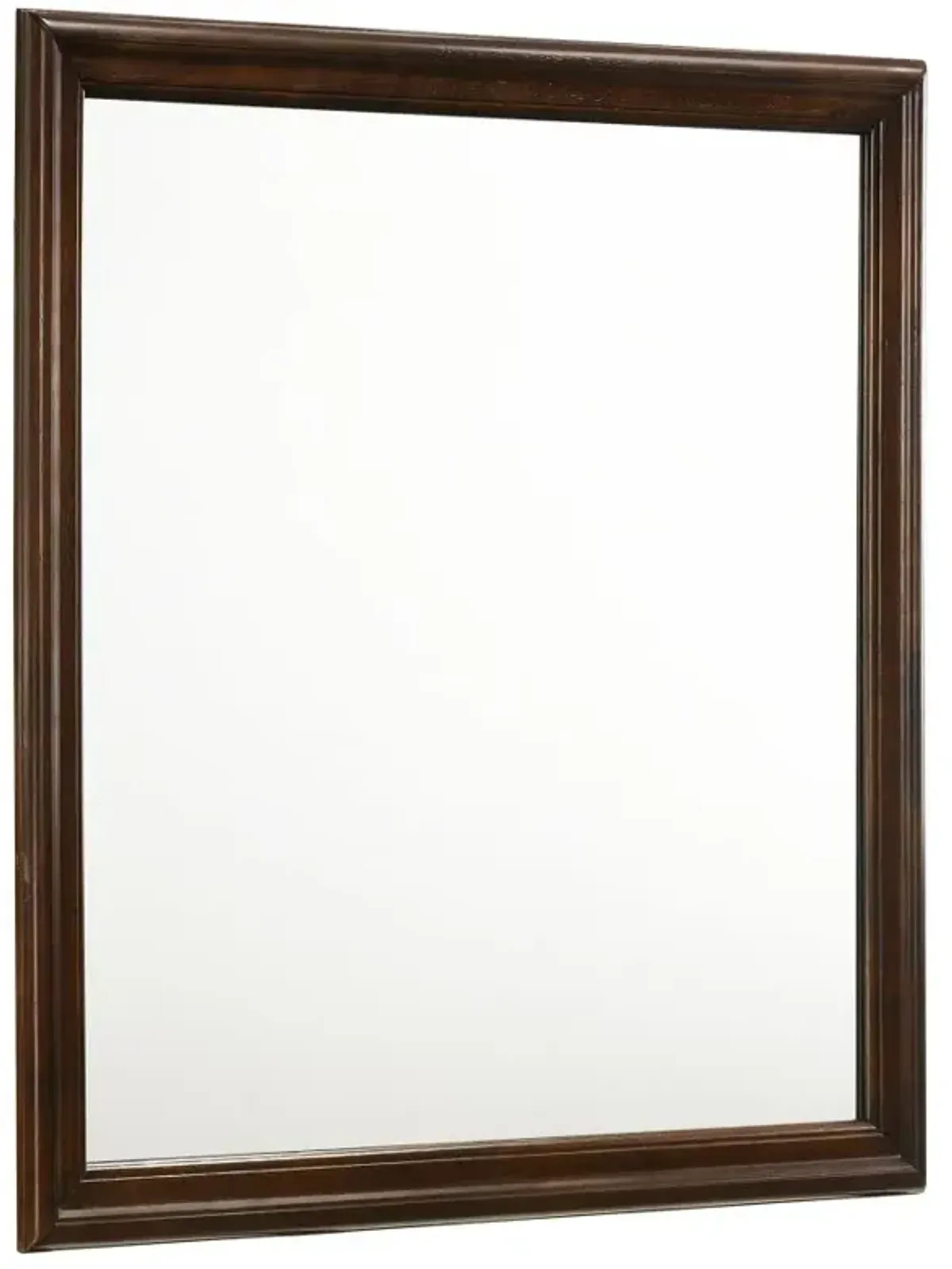 Louis Philippe Square Dresser Mirror Cappuccino