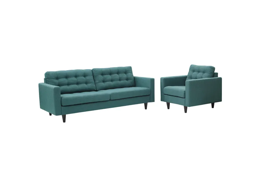 Empress Armchair and Sofa Set of 2