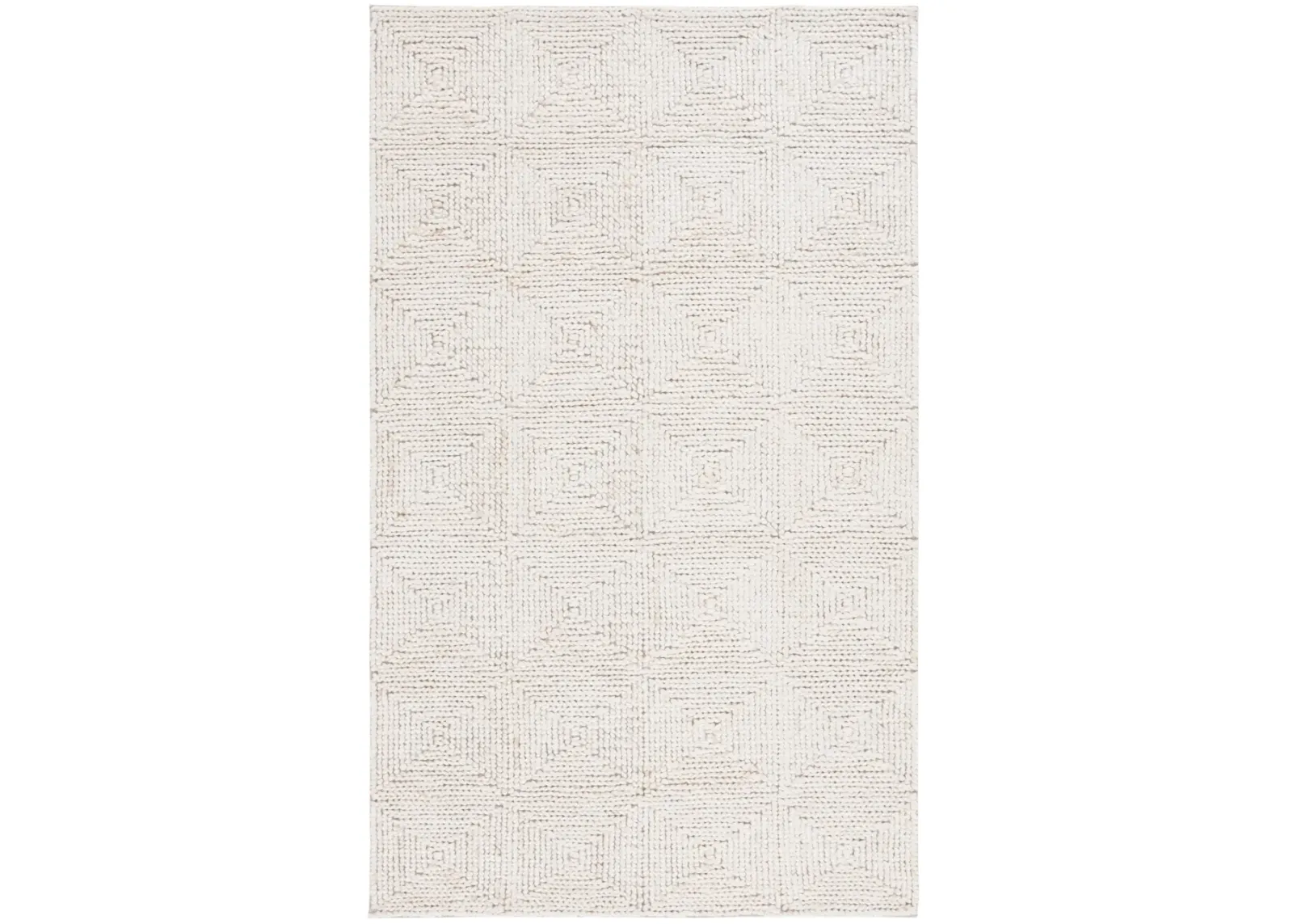 NATURAL FIBER 517 BLEACH  4' x 6' Small Rectangle Rug