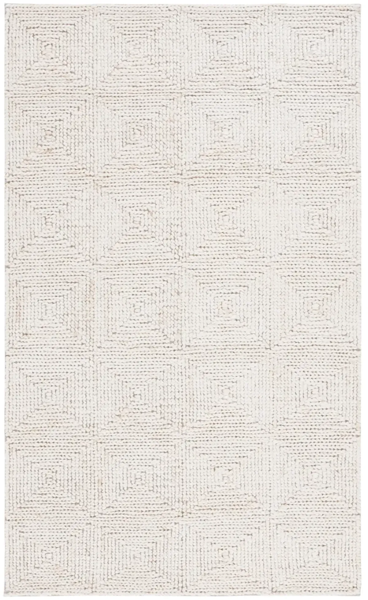 NATURAL FIBER 517 BLEACH  4' x 6' Small Rectangle Rug