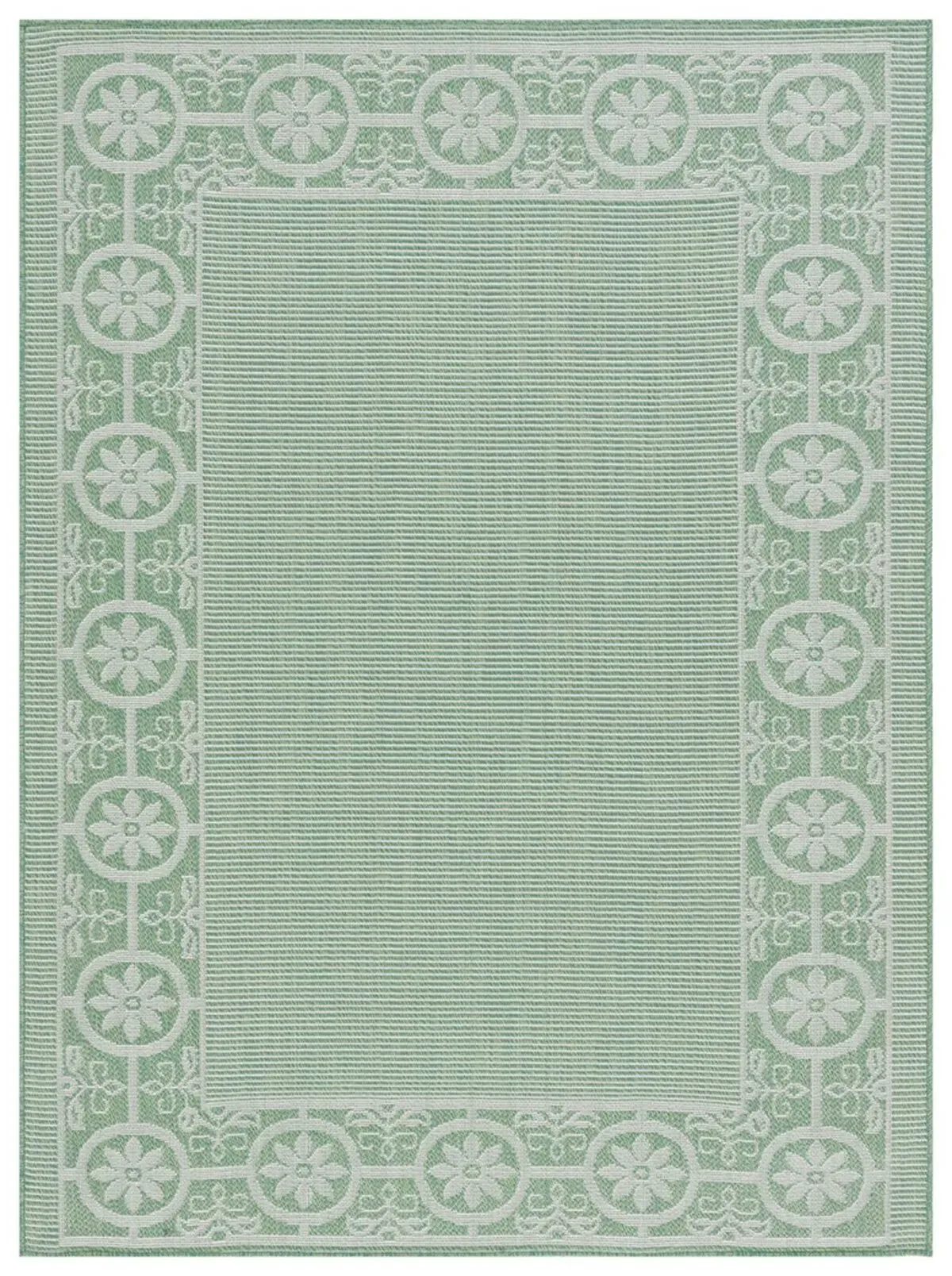 BERMUDA 838 Green 8' X 10' Large Rectangle Rug