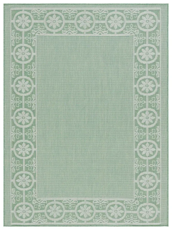 BERMUDA 838 Green 8' X 10' Large Rectangle Rug