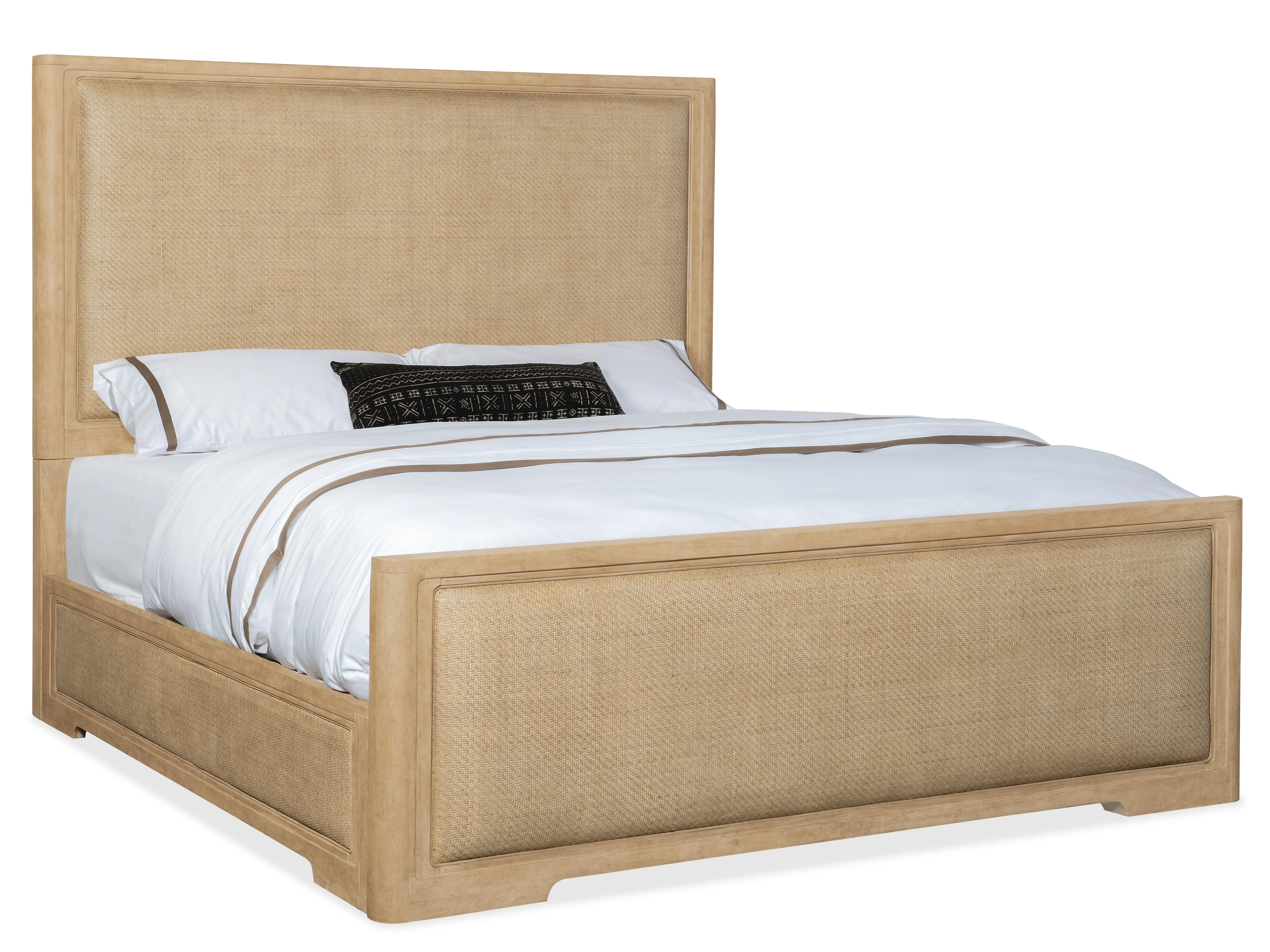 Retreat King Cane Panel Bed