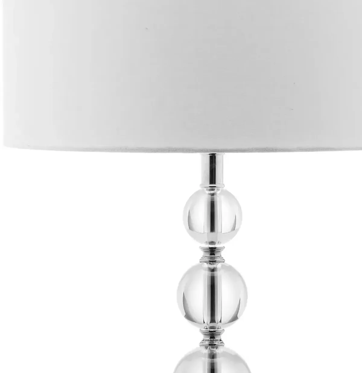 Liam 29-Inch H Stacked Crystal Ball Lamp - Set of 2