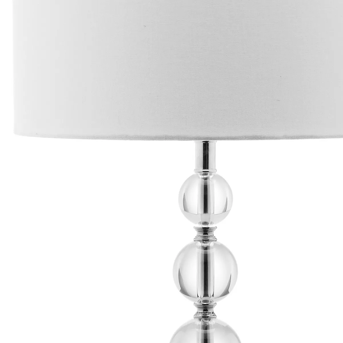 Liam 29-Inch H Stacked Crystal Ball Lamp - Set of 2