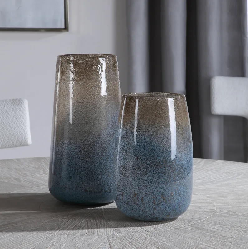 Ione Seeded Vases - Set of 2