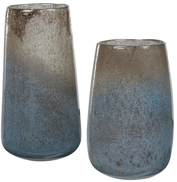 Ione Seeded Vases - Set of 2