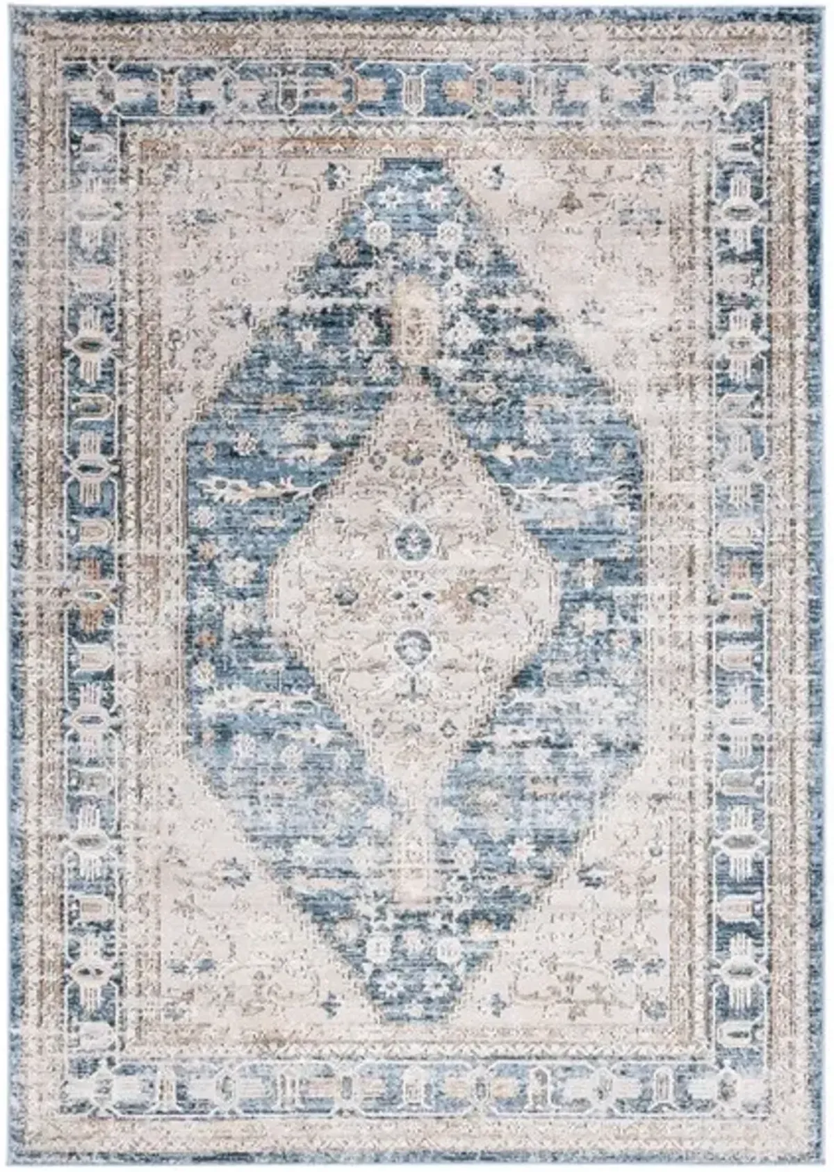 ROSEWOOD 108 Blue 4' X 6' Small Rectangle Rug