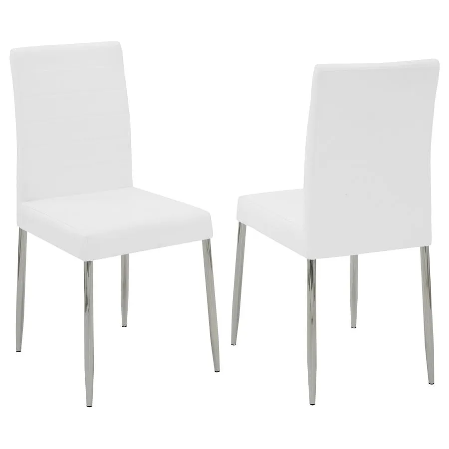 Maston Upholstered Dining Chairs White (Set of 4)