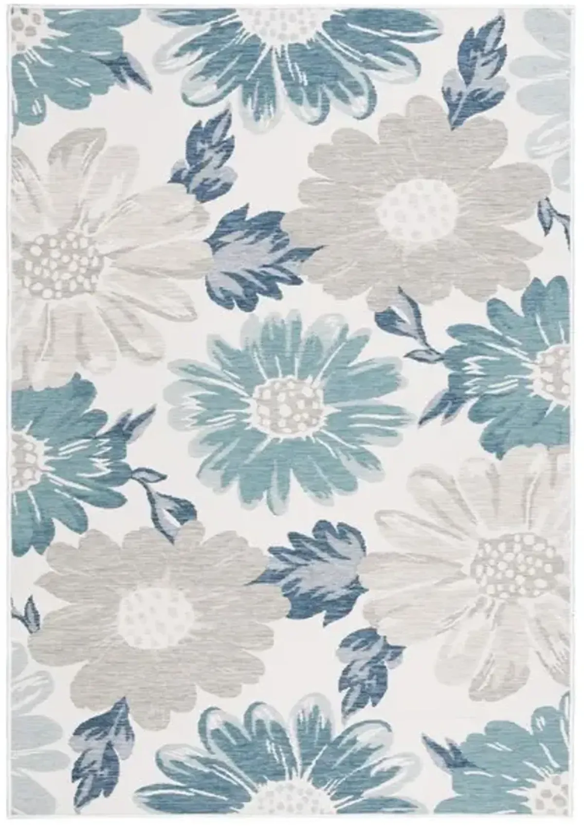 SUNRISE 689 Blue  4' X 5'-7' Small Rectangle Rug