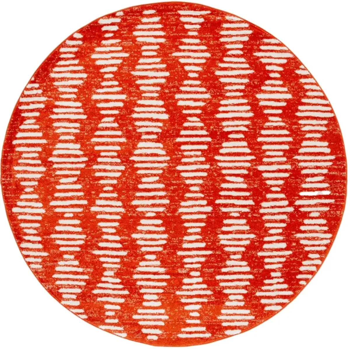 TULUM 644 RUST  6'-7' x 6'-7' Round Round Rug