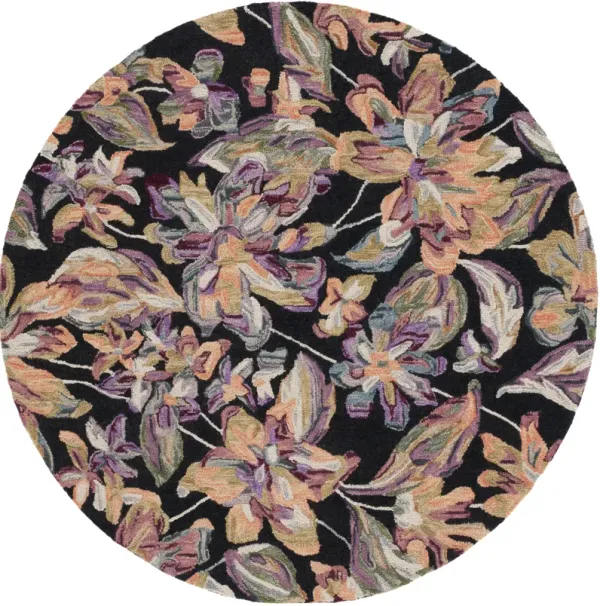 BLOSSOM Hand Tufted 6' x 6' Round area rug