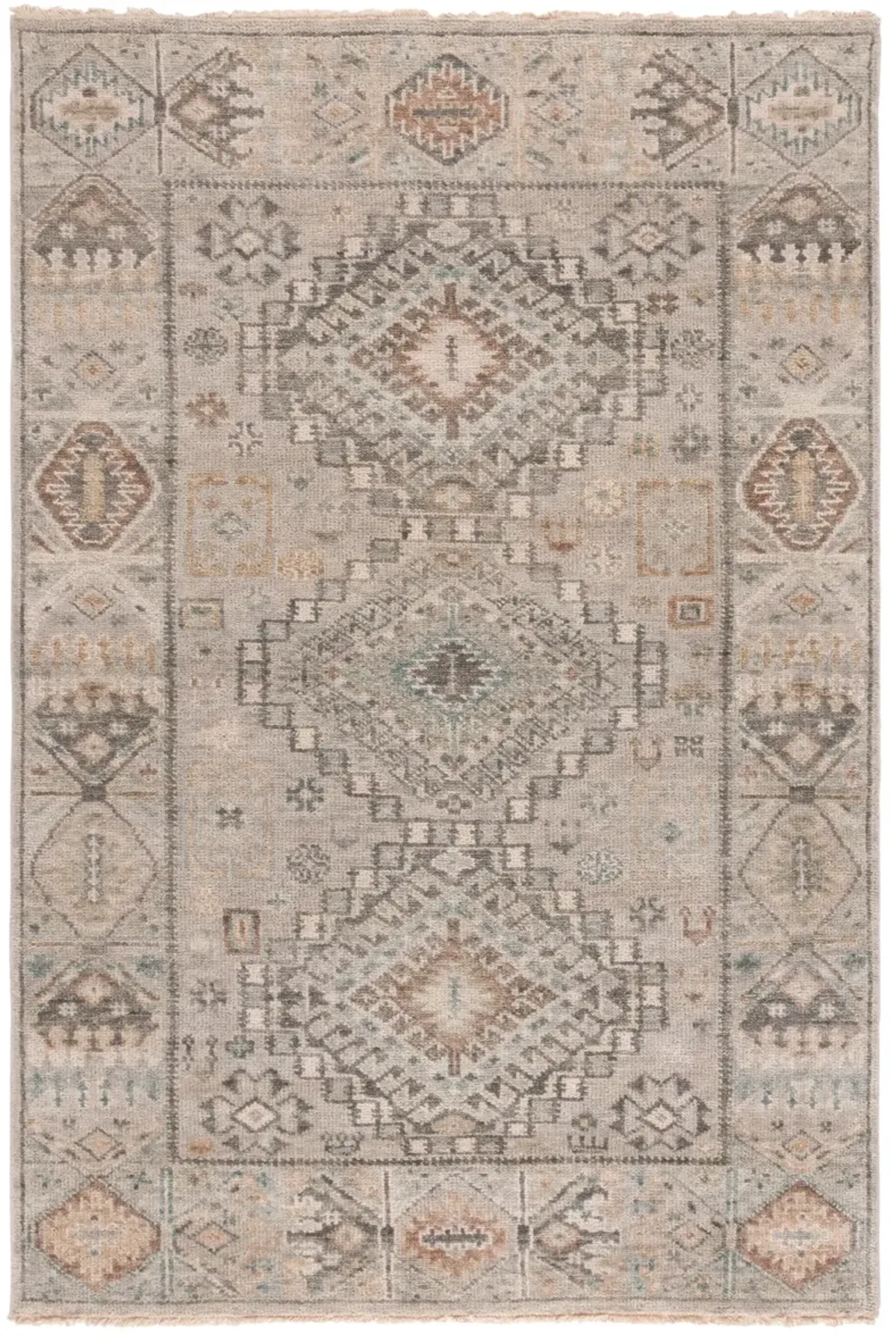 SAMARKAND 132 GREY  8' x 10' Large Rectangle Rug