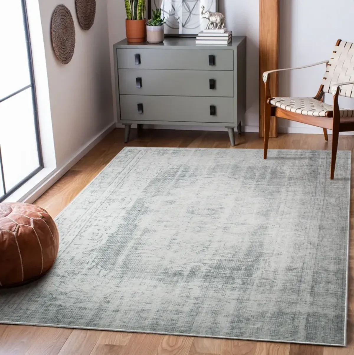 FALLON LIGHT GREY Rectangle 2'6" x 10 ft Rug