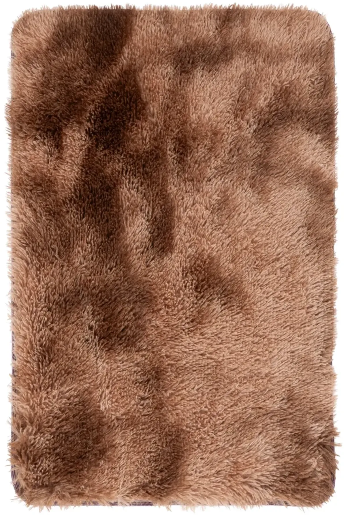 RAINBOW SHAG 100 BROWN 2' x 3' Accent Rug