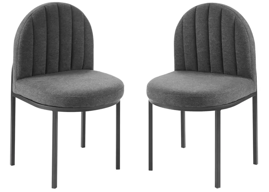 Isla Dining Side Chair Upholstered Fabric Set of 2