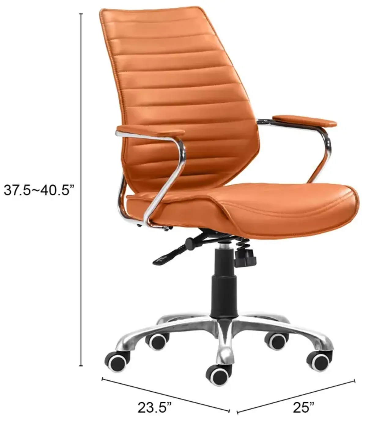 Enterprise Low Back Office Chair Orange