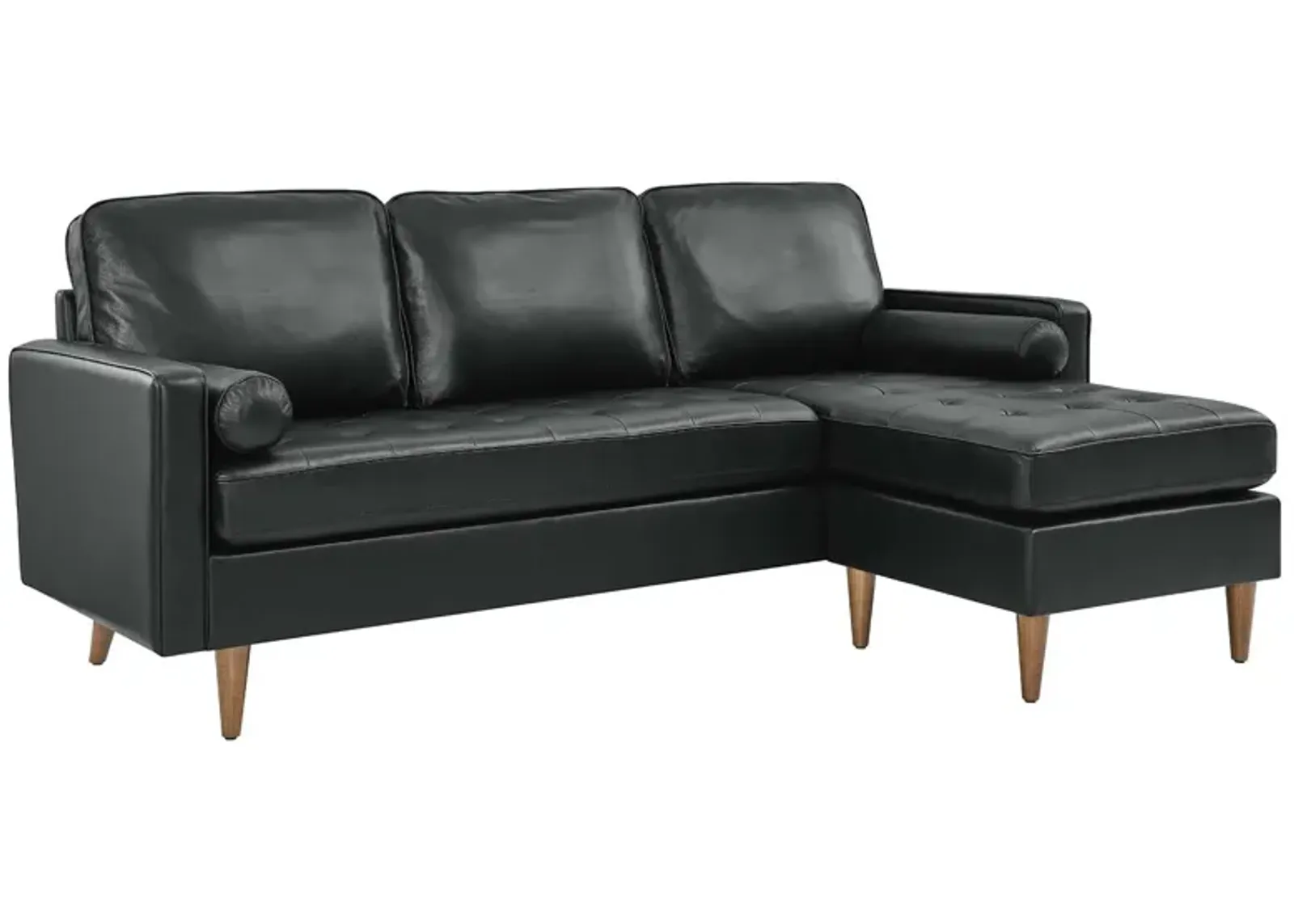 Valour 78" Leather Apartment Sectional