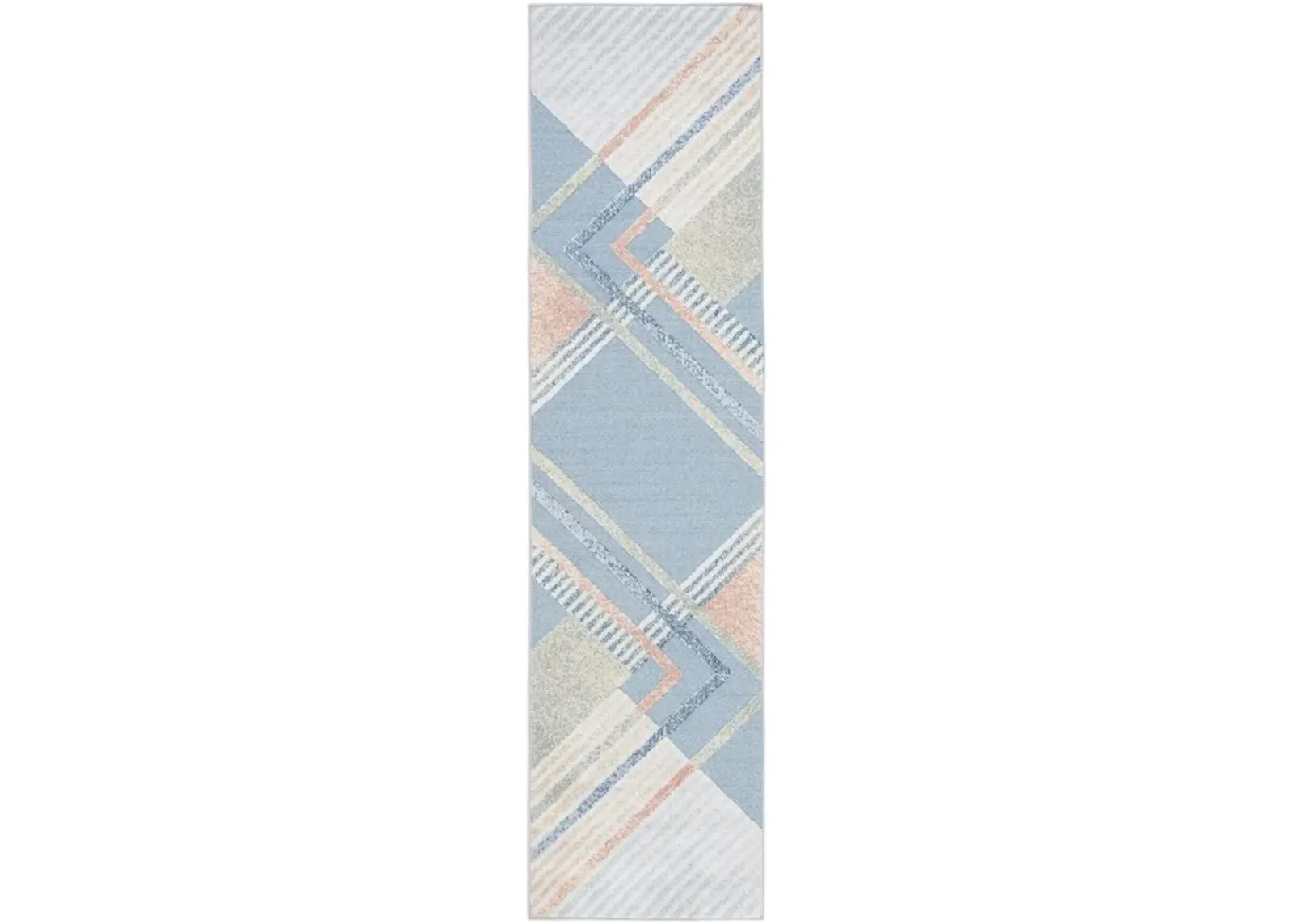 SARASOTA 102 Blue  2'-3' X 9' Runner Rug