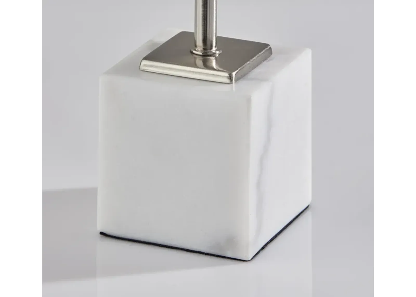 Marble Base Table Lamp with Grey Marble Shade