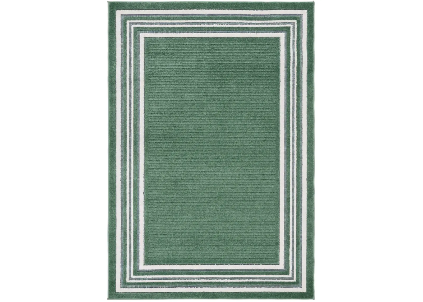 CABANA 634 GREEN  4' x 6' Small Rectangle Rug