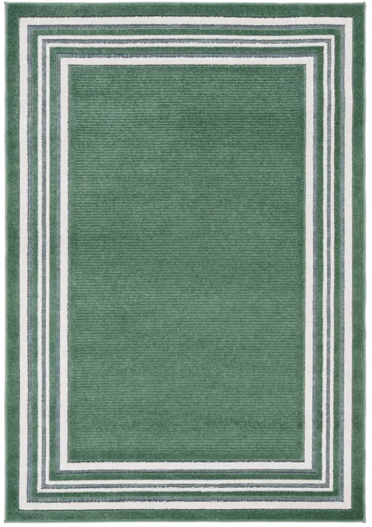 CABANA 634 GREEN  4' x 6' Small Rectangle Rug