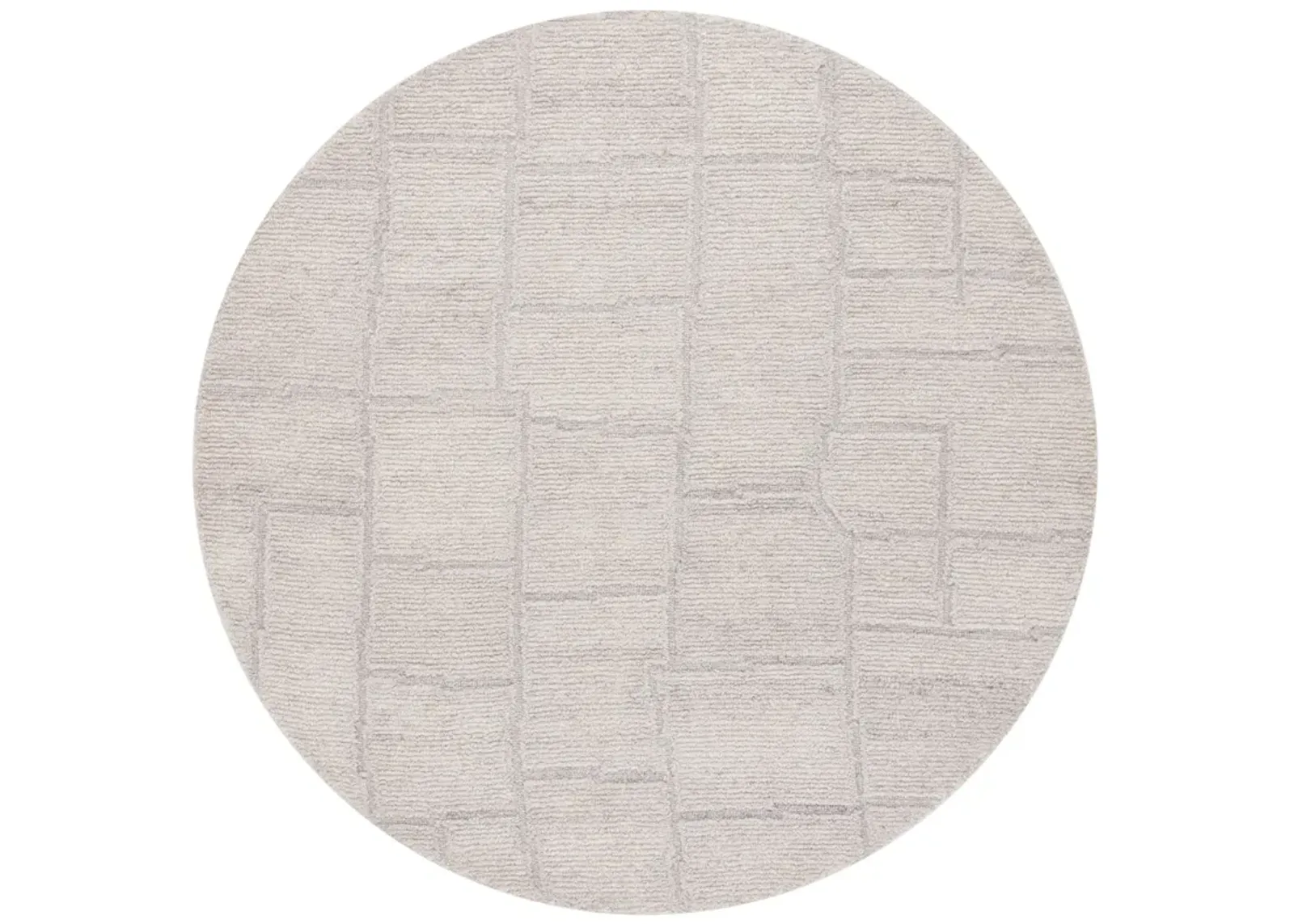 RENEWAL 201 BEIGE 6' x 6' Round Round Rug