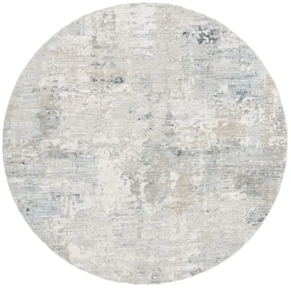 TREASURE 450 SAGE  6'-7' x 6'-7' Round Round Rug